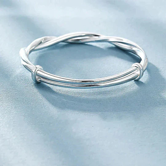 Tvunnet Sølv Armbånd
