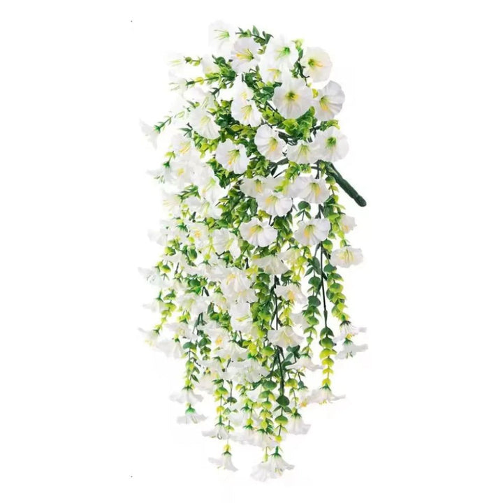 UV Motstandsdyktig Kunstig Morgenklematis Blomst Hengende Dekor
