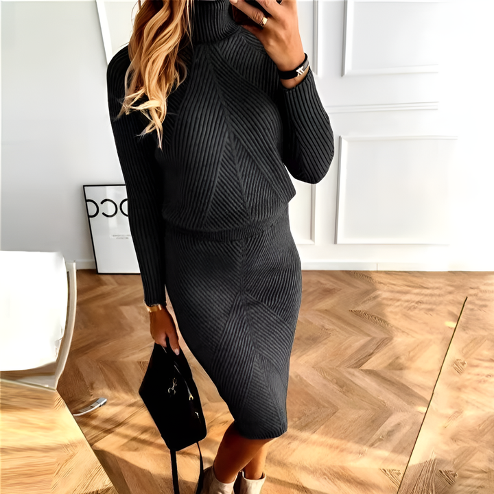 To-Delt Sett med Tilpasset Skjørt