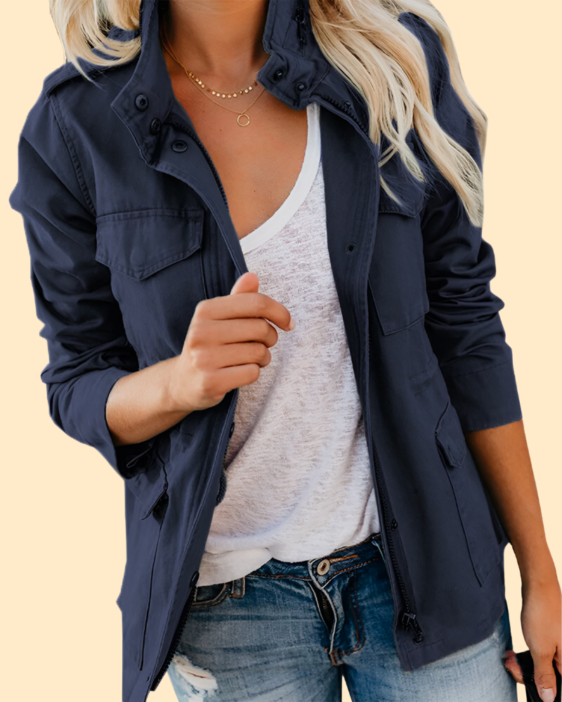 Kvinners myke denimjakke