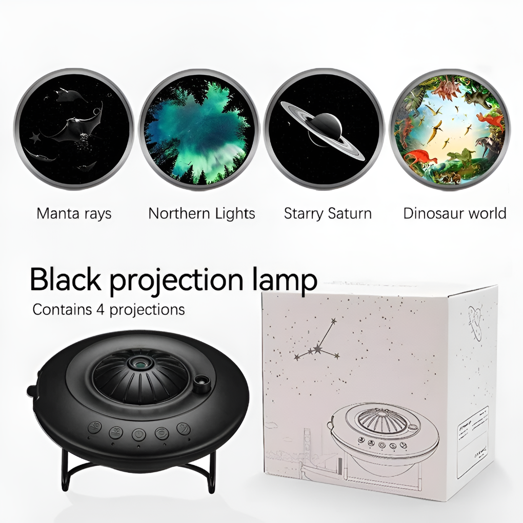 Galakseprojektor med planetariumseffekter
