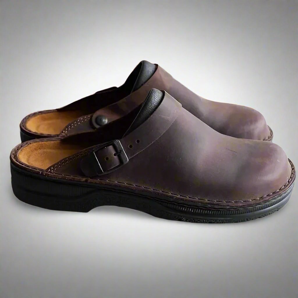 Lær Slip-On Unisex Klokker