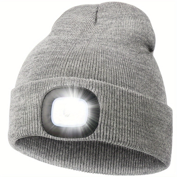 Unisex Lue med LED-lys – Praktisk Belysning for Kveldsturer