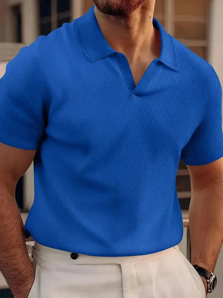 Casual Menns Polo Skjorte Uten Knapper
