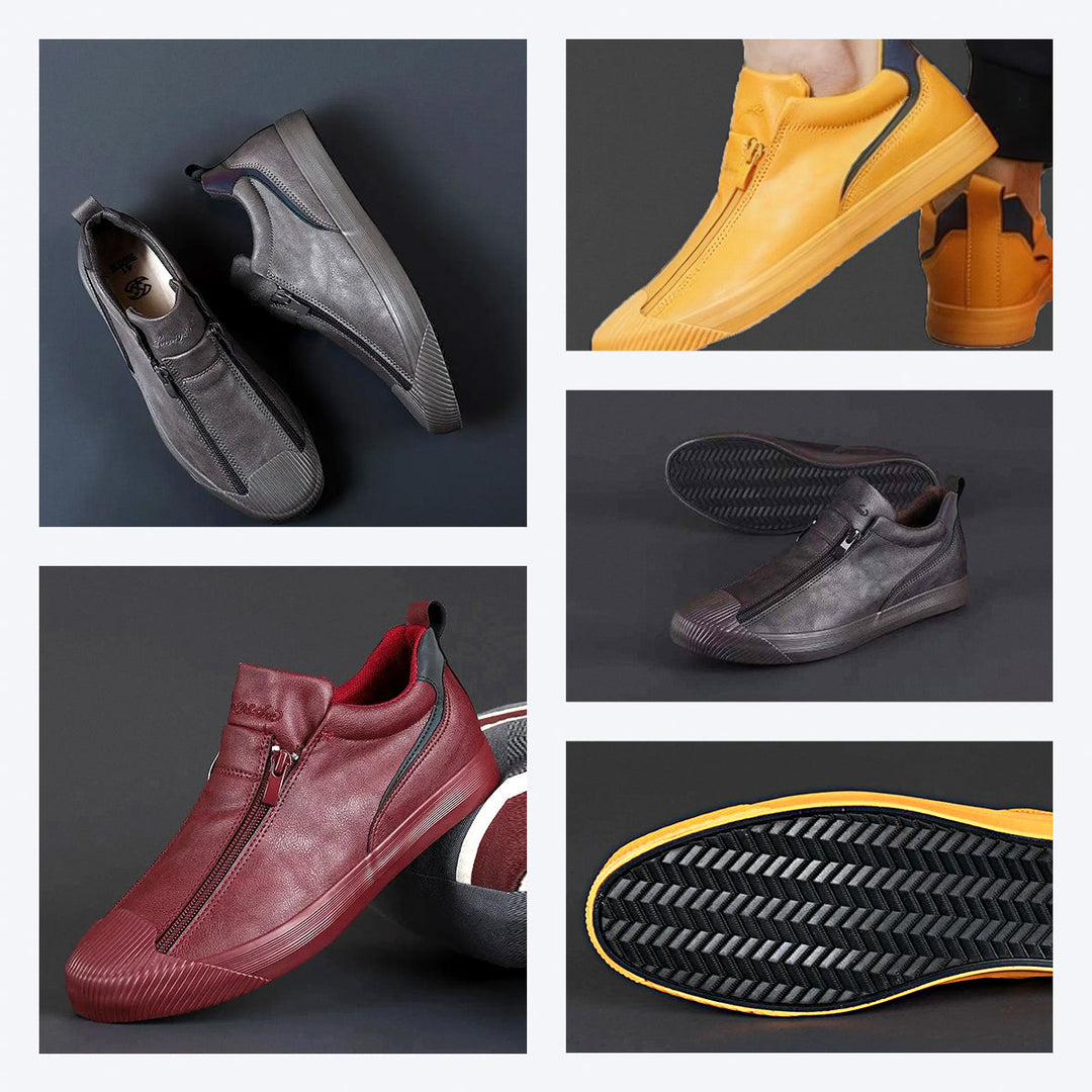 Sneakers for menn med glidelås og komfort – Noah