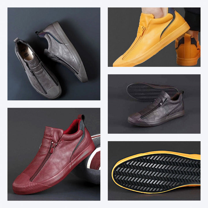 Sneakers for menn med glidelås og komfort – Noah