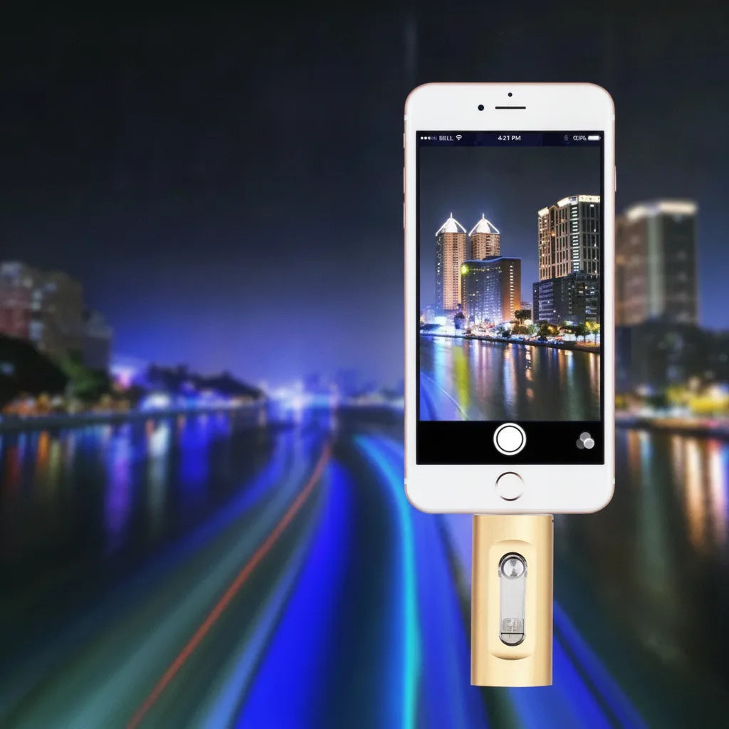 USB-minnepinne iPhone 256GB – 3-i-1 Fotostick for Smarttelefon og Datamaskin