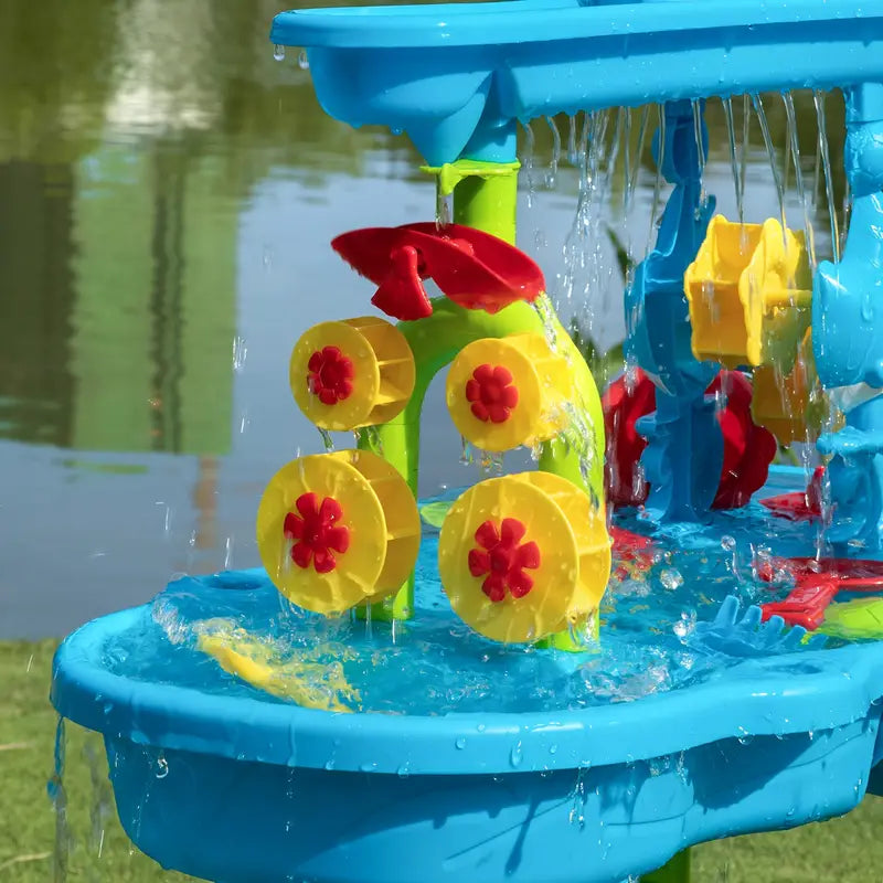 SplashTower sand- og vannbord i tre nivåer
