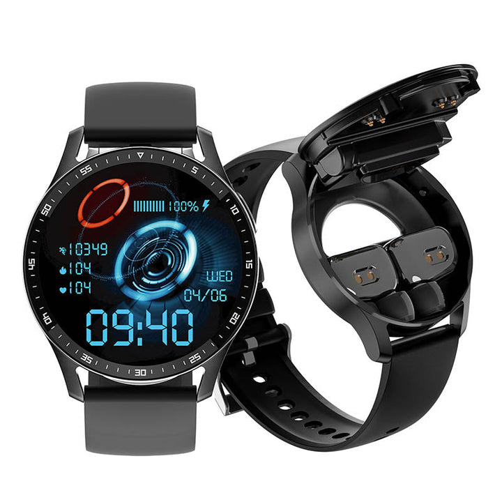 PrestigeTrack EchoWrist | Smartklokke med Bluetooth-hodetelefoner for trenings- og helseovervåking