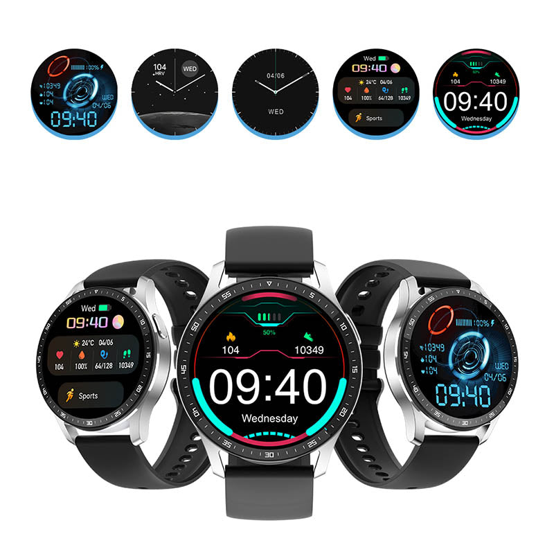 PrestigeTrack EchoWrist | Smartklokke med Bluetooth-hodetelefoner for trenings- og helseovervåking