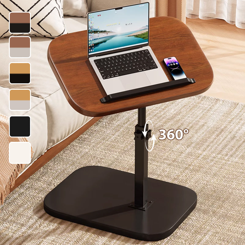 Høydejusterbart rullende pc-bord med 360° dreibar bordplate, 45–80 cm, 30 kg bæreevne