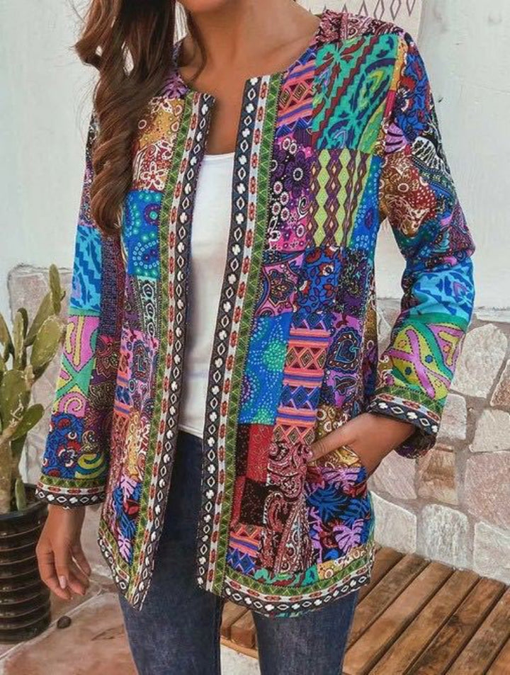 Retro-Inspirert Strikket Cardigan – Tidløs Eleganse for Kvinner