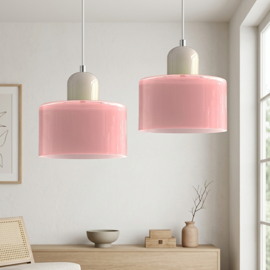 Ringformet taklampe med utvidet halo-design