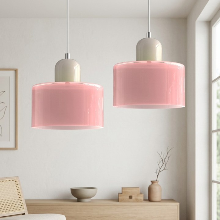 Ringformet taklampe med utvidet halo-design