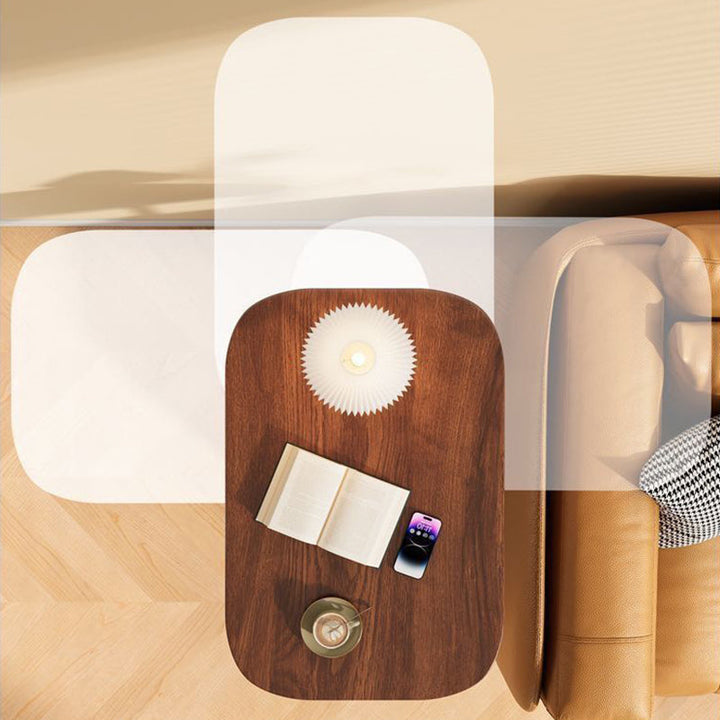 Høydejusterbart rullende pc-bord med 360° dreibar bordplate, 45–80 cm, 30 kg bæreevne