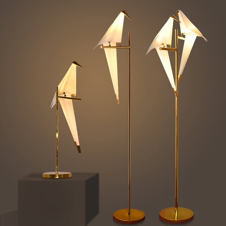 Origami Birdy bordlampe – Varmt stemningslys og moderne vingedesign