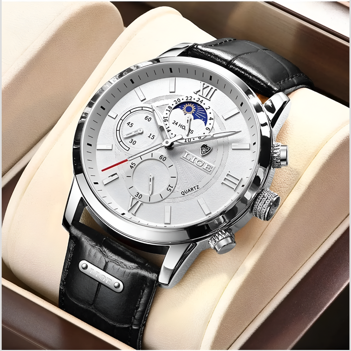 42mm Menns Klassisk Klokke Elegant og Funksjonell