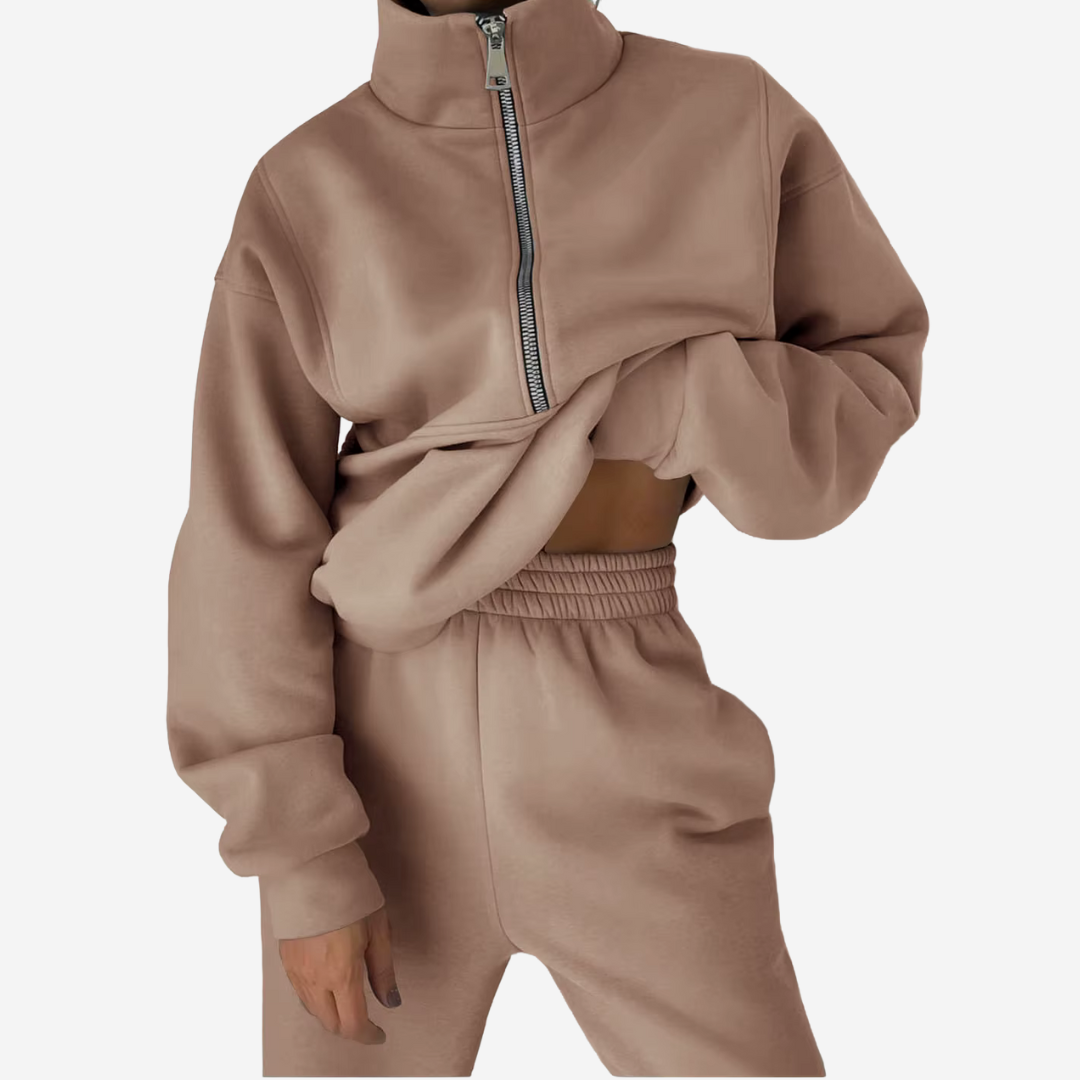 To-Delt Joggedress Komfort og Stil Perfekt Matchet