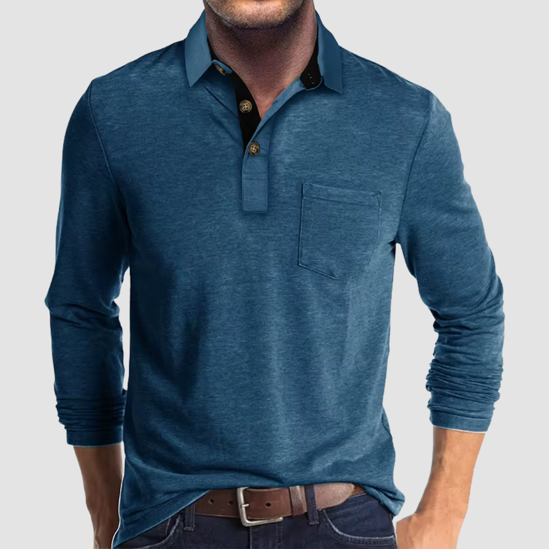 Trendy Menns Polo Skjorte
