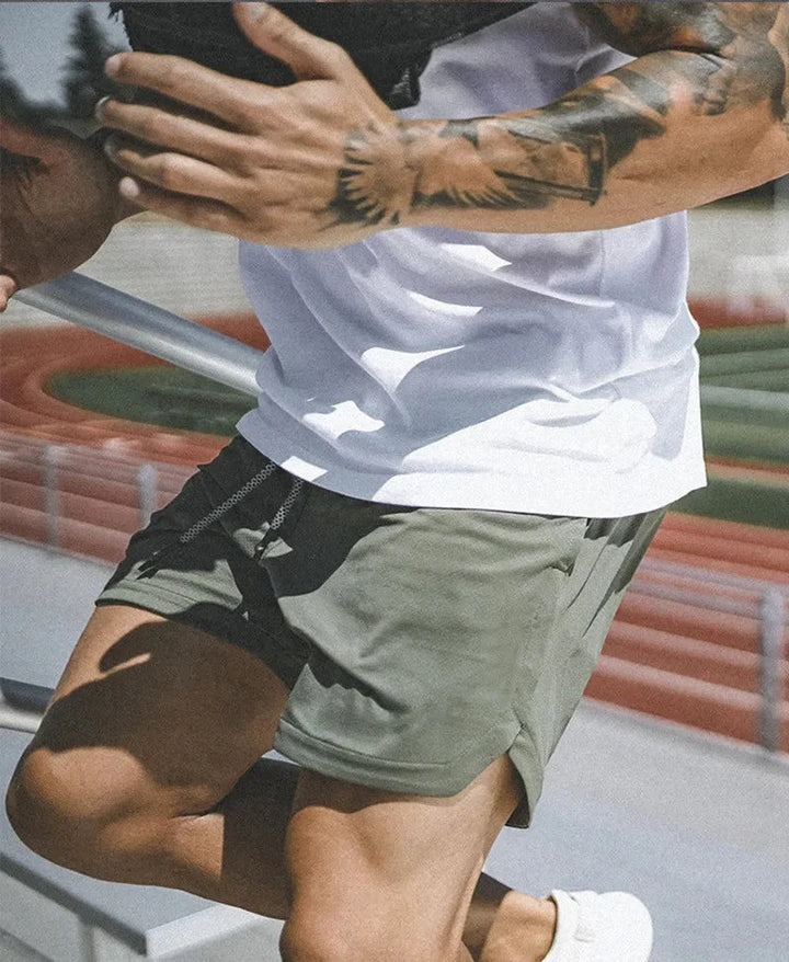 2-i-1 Menns Sport Shorts – Utviklet for Ytelse og Komfort