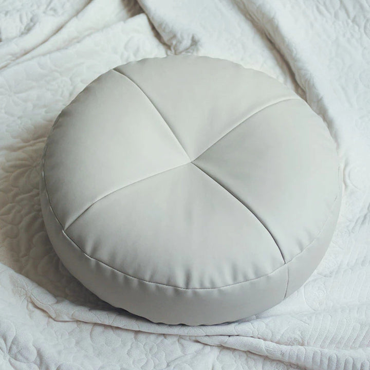 Nappa Lær Japansk Stil Pute – Minimalistisk Komfort med et Luksuriøst Preg