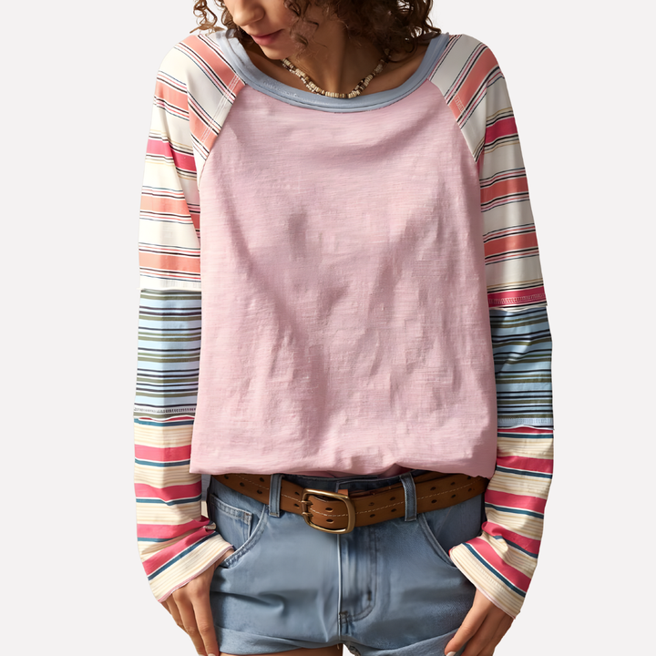 Kvinners Bohemske Overstørrelse Raglan-Sleeve Top