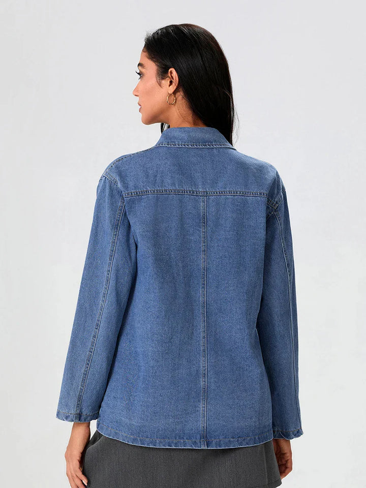 UrbanEdge – Denim Blazer med Klassisk Passform