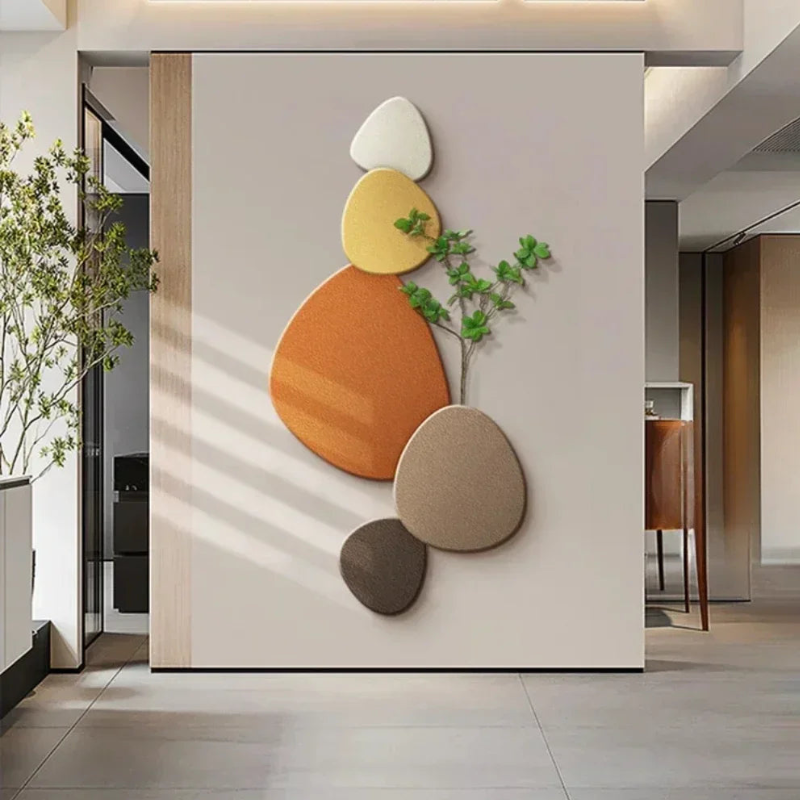 Moderne vegglampe med organisk design og LED-belysning for innendørs bruk