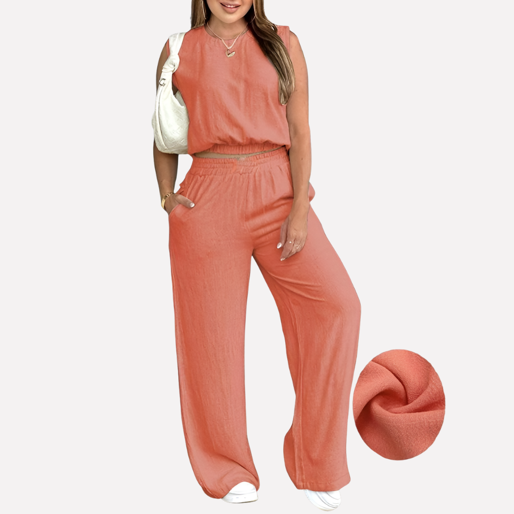 Kvinnens To-Deler Hverdag Antrekk