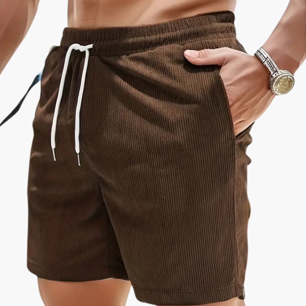 Herre Cord Shorts – Uformell Sommerstil