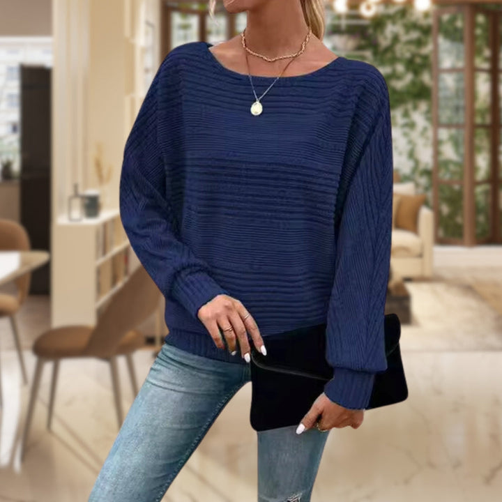 Trendy genser for kvinner med moderne struktur - Emma