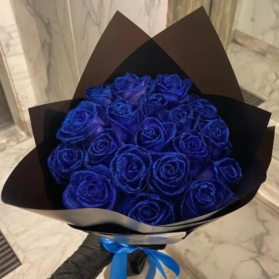 Glitterrose fra den evige blomstringen