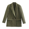Elegante Double-Breasted Blazer for Damer