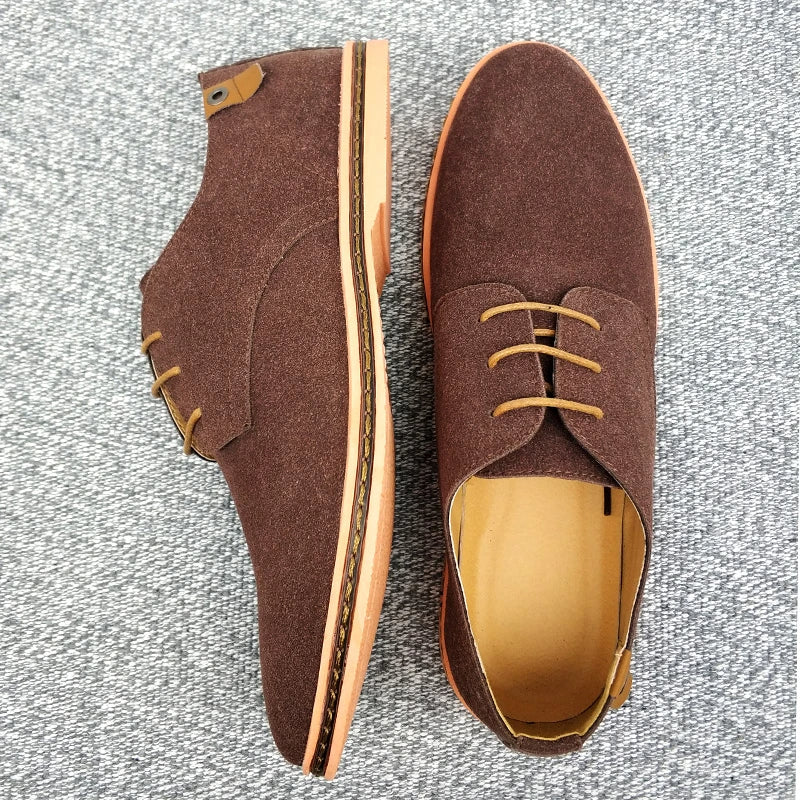 ClassicStep Suede Leather Oxford Sko Forfinet Håndverk for Den Moderne Mann