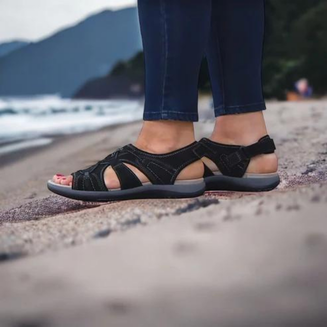 EternaComfort justerbare ortopediske sandaler | Sklisikre, støttende sko for daglig bruk