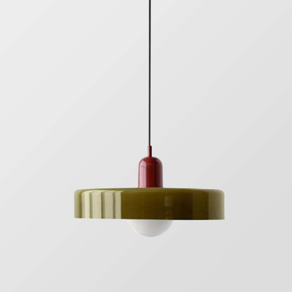 Fargerik takpendel i Bauhaus-stil - StiloGlas