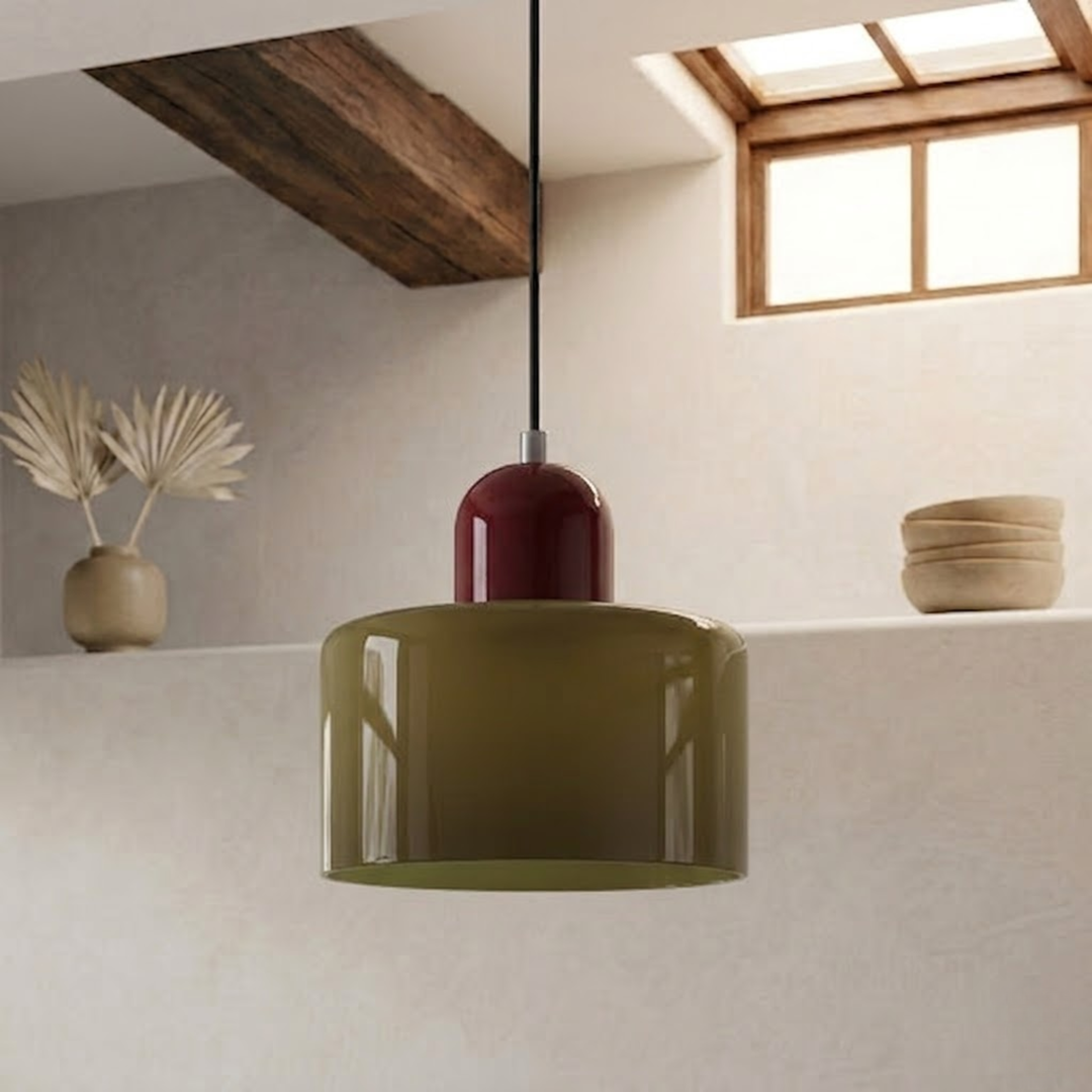 Ringformet taklampe med utvidet halo-design
