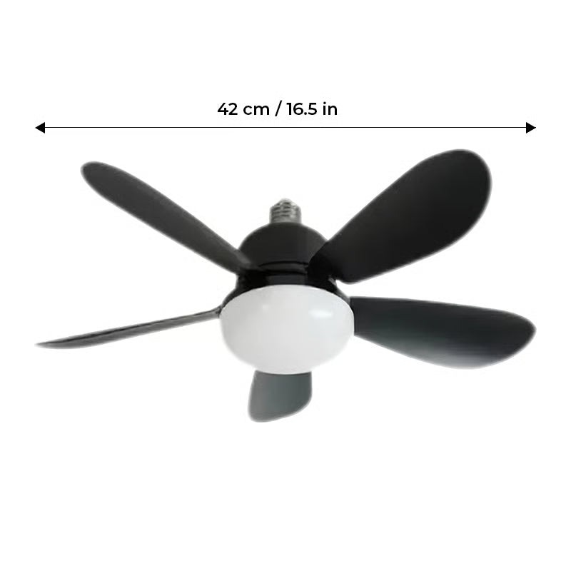 BreezeLux | Takvifte med lys 2-i-1