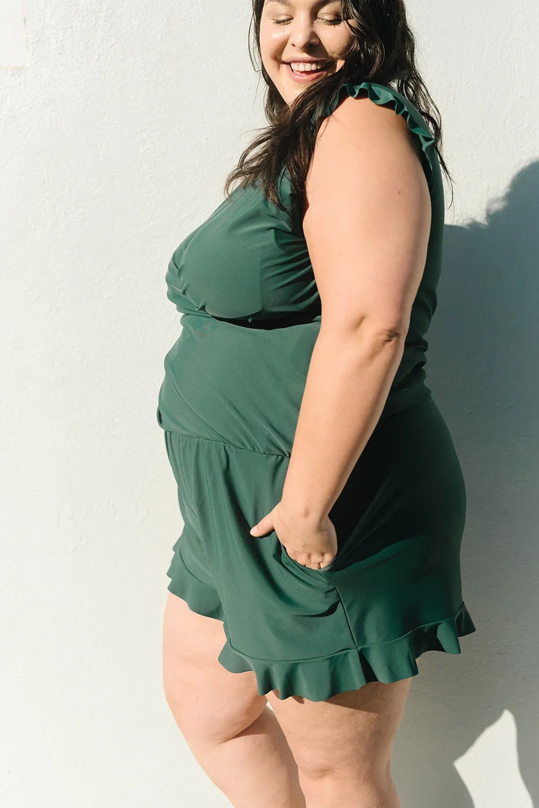 Aisling – Kvinners Badedrakt med Innebygd BH – Støttende & Stilfull