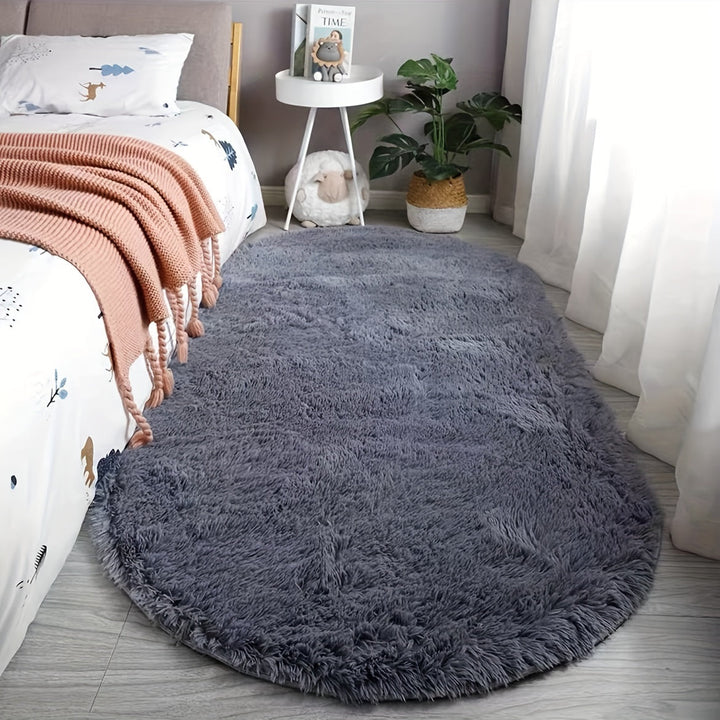 Ovalt Pluss-Teppe – Mykt Teppe med Stil til Soverom og Stue