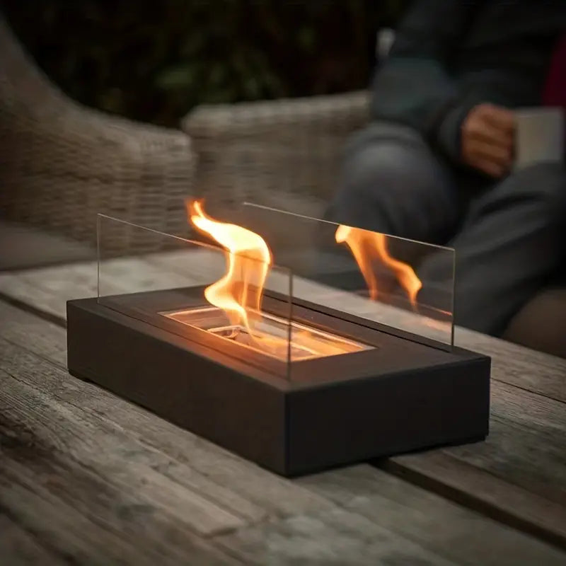 Serene Flame Luxe Fire Pit – Skap magiske kvelder med ild og stil