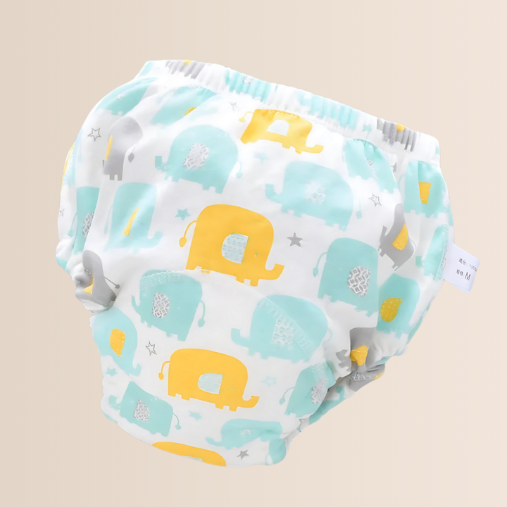 Gjenbrukbare 6-lags bomull baby treningsbukser