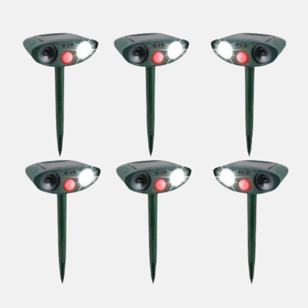 Ultrasonisk Chipmunk Repeller og Solardrevet