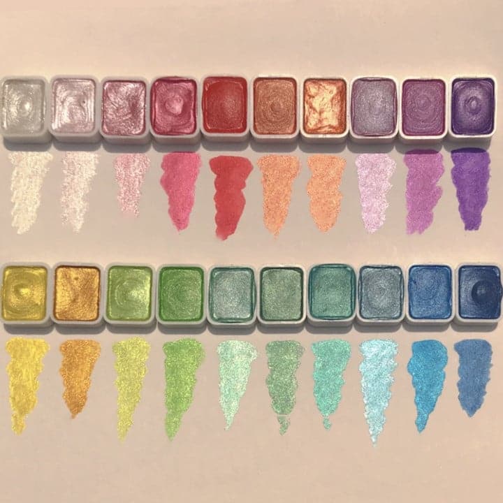 Flerfarget Akvarellmalingsett - ColorCrafter