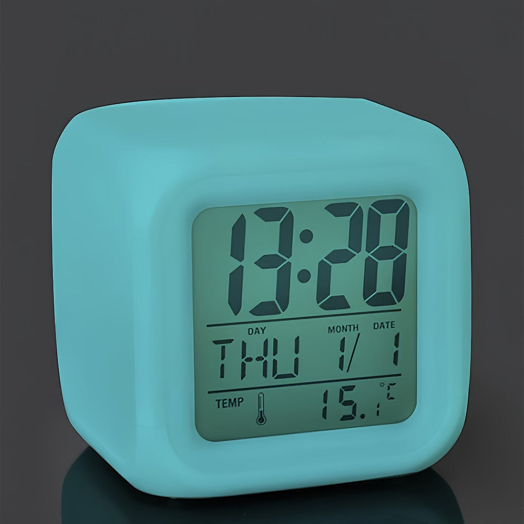 Digitalt LED-ur med temperaturdisplay – Stillegående og lyssterkt for ethvert rom