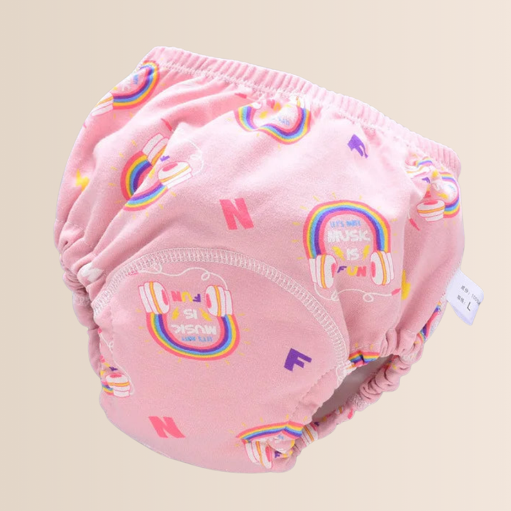 Gjenbrukbare 6-lags bomull baby treningsbukser