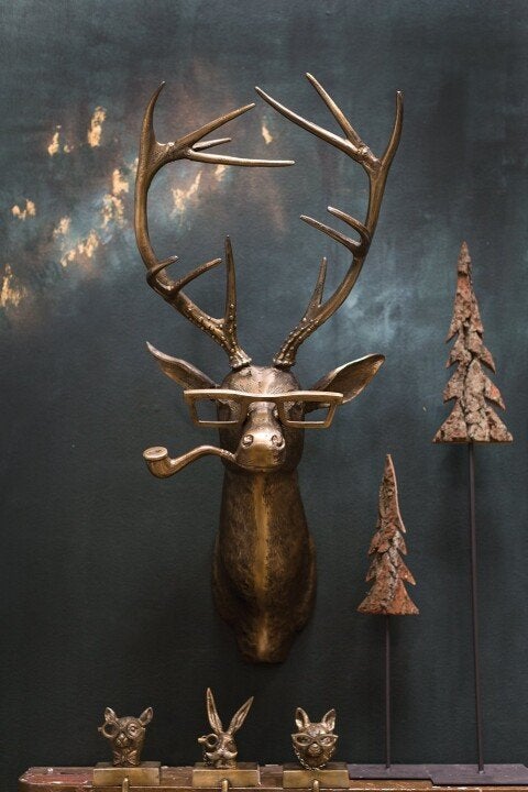 Lekent vegg-dyrehode dekorasjon - WallCritters