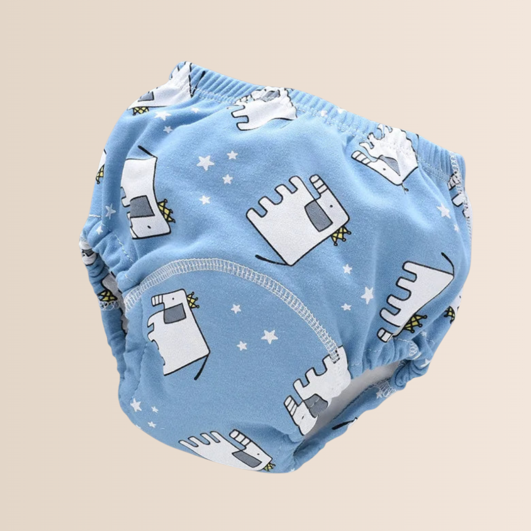 Gjenbrukbare 6-lags bomull baby treningsbukser