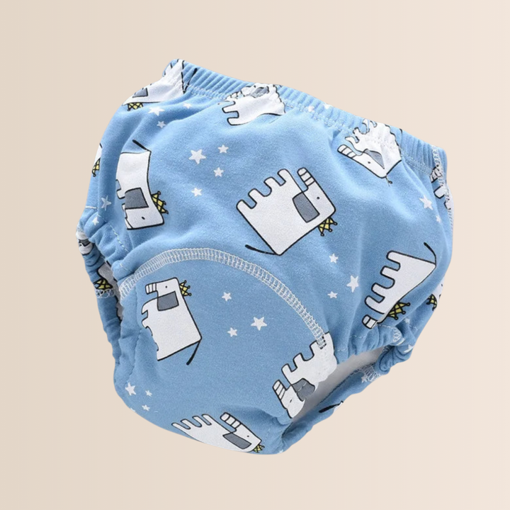 Gjenbrukbare 6-lags bomull baby treningsbukser