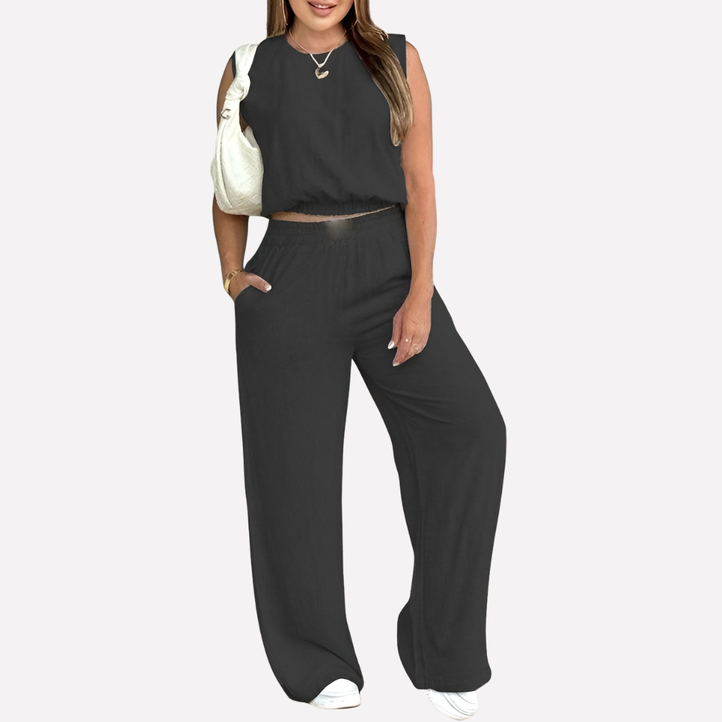 Kvinnens To-Deler Hverdag Antrekk